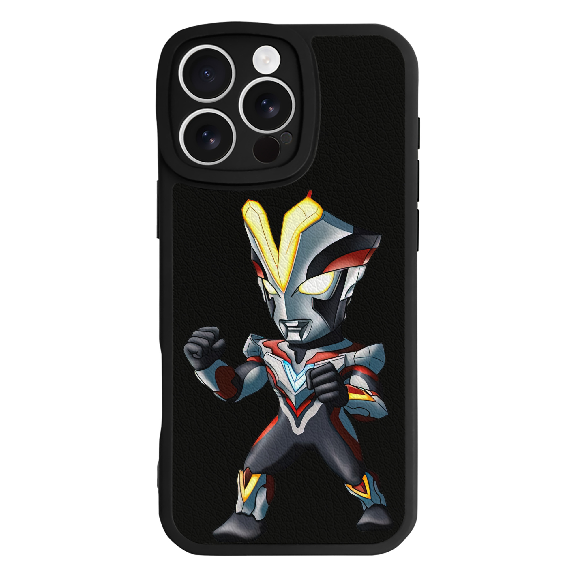 （画像用） ウルトラマン Ultraman 【iPhone 16シリーズ対応】シリコンスマホケース（レザー調） 材質：シリコン
